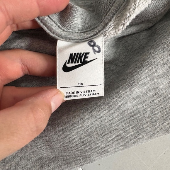 Nike Plus Size Womens Grey Sweatshirt - Picture 7 of 11